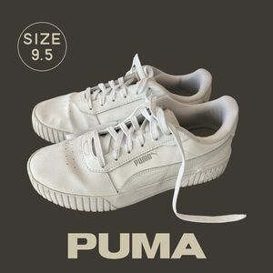 Puma Carina 2.0 White Low-Top  Sneakers Women’s 9.5